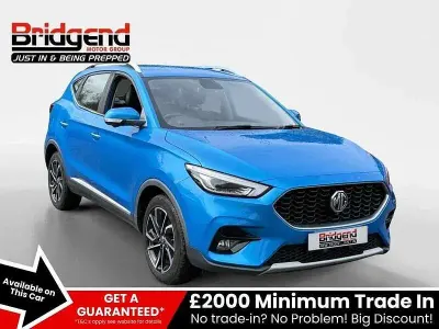 Used MG ZS Exclusive 106 HP (77 kW) 2021 Blue SUV