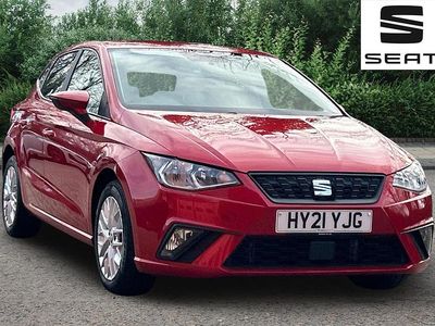 Desire red Used 2021 Seat Ibiza SE Technology Hatchback | £12,727 (Fair price)