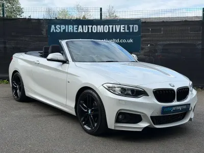 Begagnad BMW 218 M Sport 2016 Vit Cab