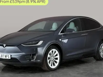 Used Tesla Model X Standard Range 306 kW (417 HP) 2017 Silver SUV