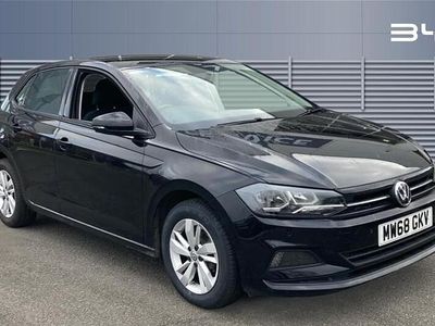Used VW Polo SE 95 HP (69 kW) 2018 Black Hatchback