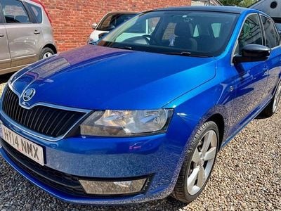 Used Skoda Rapid Elegance 2014 Blue Hatchback