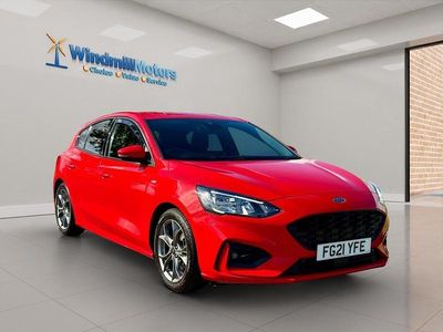 Red Used 2021 Ford Focus ST-Line Hatchback | £10,450 (Good price)