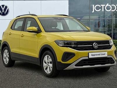Used VW T-Cross Life 95 HP (69 kW) 2024 Yellow SUV