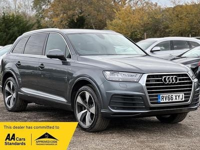 Begagnad Audi Q7 S-Line 2016 Grå SUV