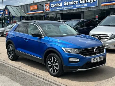 Used VW T-Roc Design 150 HP (110 kW) 2020 Blue SUV