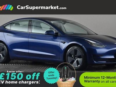 Used Tesla Model 3 Standard Range 208 kW (283 HP) 2021 Blue Sedan