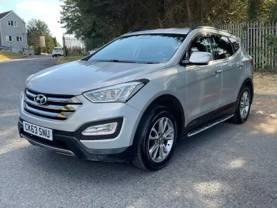 Used Hyundai Santa Fe Premium 197 HP (144 kW) 2013 Silver SUV