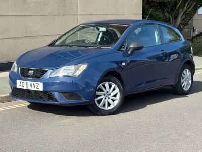 Used Seat Ibiza Sport 75 HP (55 kW) 2016 Blue Coupe