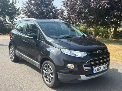 Used Ford Ecosport Titanium 95 HP (69 kW) 2015 Black SUV