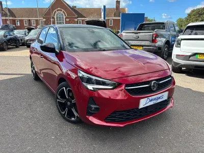 Used Vauxhall Corsa Ultimate 100 HP (73 kW) 2021 Red Hatchback