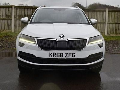 Used Skoda Karoq SE L 115 HP (84 kW) 2018 White SUV