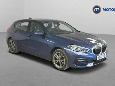 Used BMW 120 Sport Line 190 HP (139 kW) 2021 Blue Hatchback