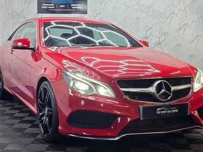 Used Mercedes E350 AMG line 258 HP (189 kW) 2015 Red Coupe