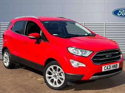 Używany Ford Ecosport Titanium 125 KM (91 kW) 2021 Czerwony SUV