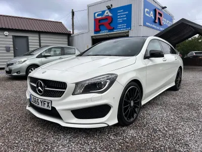 Used Mercedes CLA220 AMG 177 HP (130 kW) 2015 White Sedan