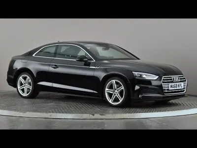Used Audi A5 S-Line 150 HP (110 kW) 2018 Black Coupe