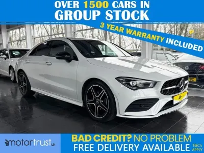 Begagnad Mercedes CLA180 AMG Line Premium 136 HK (100 kW) 2023 Vit Sedan