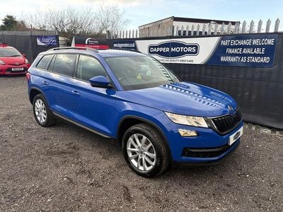 Used Skoda Kodiaq SE 125 HP (91 kW) 2018 Blue SUV