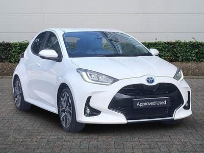 Used Toyota Yaris Hybrid 2023 White Hatchback