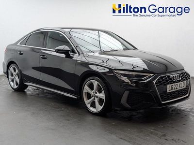 Used Audi A3 S-Line 150 HP (110 kW) 2022 Black Sedan