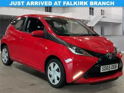 Used Toyota Aygo X-play 68 HP (50 kW) 2015 Red Hatchback