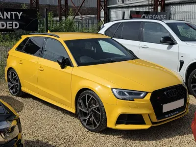 Used Audi S3 Sportback Black Edition 306 HP (225 kW) 2017 Yellow Hatchback