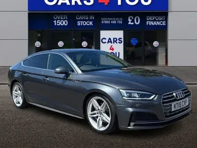 Used Audi A5 Sportback S-Line 150 HP (110 kW) 2019 Grey Hatchback