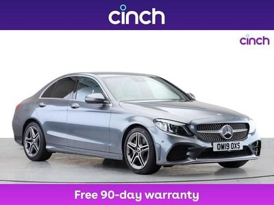 Grey Used 2019 Mercedes C300 AMG line Sedan | £16,499 (Good price)