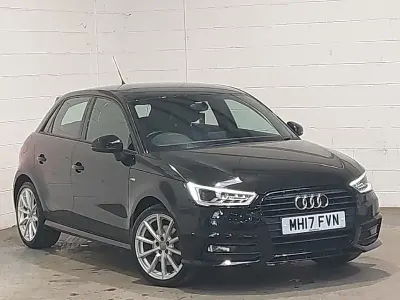 Used Audi A1 S-Line 125 HP (91 kW) 2017 Black Hatchback