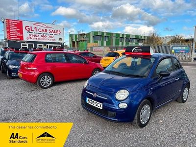 Blue Used 2009 Fiat 500 Pop | £2,499 (Fair price)