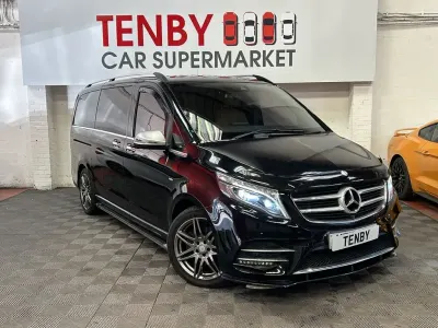 Used Mercedes V250 AMG line 190 HP (139 kW) 2017 Black MPV