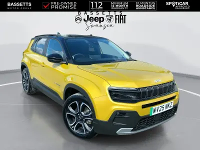 Used Jeep Avenger Summit 114 kW (156 HP) 2024 Yellow/black SUV