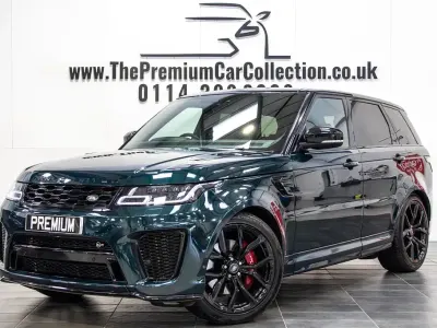 Używany Land Rover Range Rover Sport SVR 575 KM (422 kW) 2022 Zielony SUV