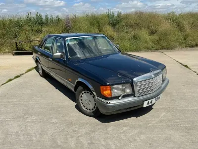 Used Mercedes 420 1987 Blue Sedan