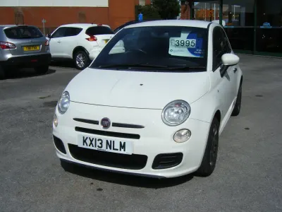Used Fiat 500 S 69 HP (50 kW) 2013 White Hatchback