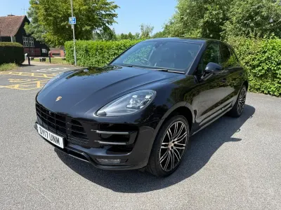 Used Porsche Macan Turbo Performance Package 400 HP (294 kW) 2017 Black SUV