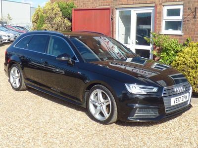 Black Used 2017 Audi A4 S-Line Estate | £11,495 (Fair price)