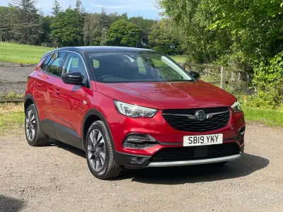 Used Vauxhall Grandland X Sport 130 HP (95 kW) 2019 Red SUV