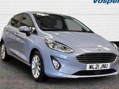 Used Ford Fiesta Titanium 155 HP (114 kW) 2021 Blue Hatchback