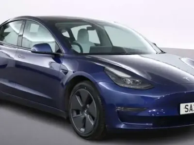 Used Tesla Model 3 Long Range AWD 366 kW (498 HP) 2023 Blue Sedan