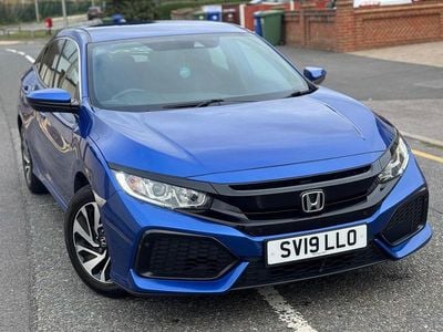 Used Honda Civic SE 2019 Blue Hatchback