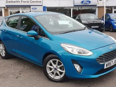 Used Ford Fiesta Zetec 100 HP (73 kW) 2017 Blue Hatchback