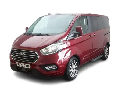 Used Ford Tourneo Custom Titanium 130 HP (95 kW) 2020 Red Van