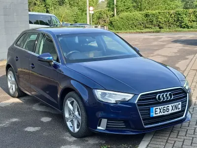 Usado Audi A3 Sportback Sport 2016 Azul Citadino