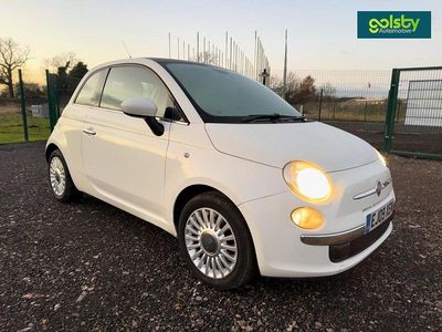 Used Fiat 500 Lounge 69 HP (50 kW) 2009 White Hatchback