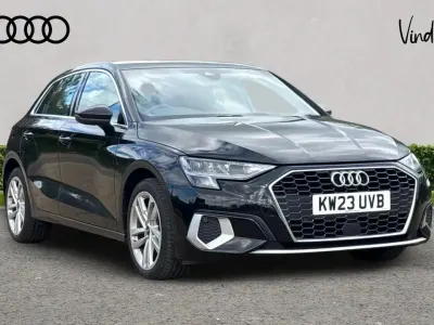 Used Audi A3 Sport 147 HP (108 kW) 2023 Black Sedan