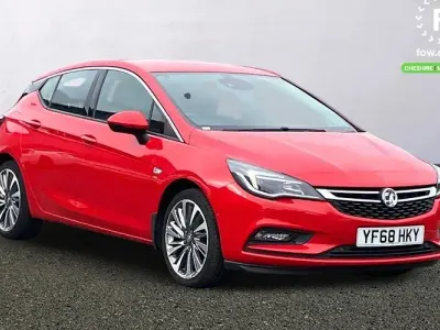 Used Vauxhall Astra SRi 150 HP (110 kW) 2018 Red Hatchback