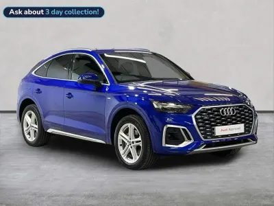 Used Audi Q5 S-Line 204 HP (150 kW) 2022 Blue SUV