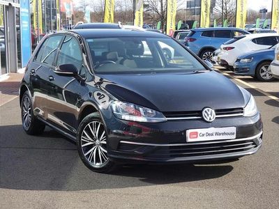 Used VW Golf VII SE 123 HP (90 kW) 2018 Black Hatchback